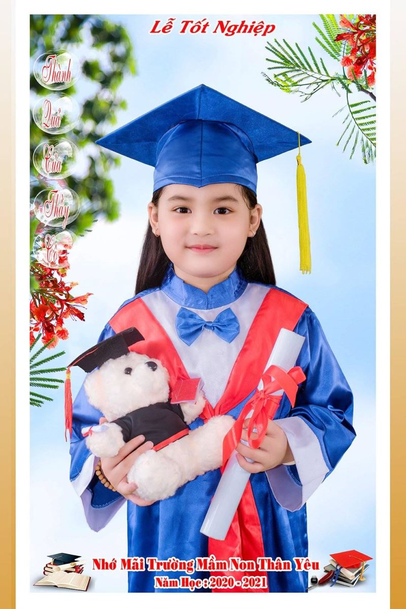 Aó TỐT NGHIỆP MẦM NON CHO THUÊ